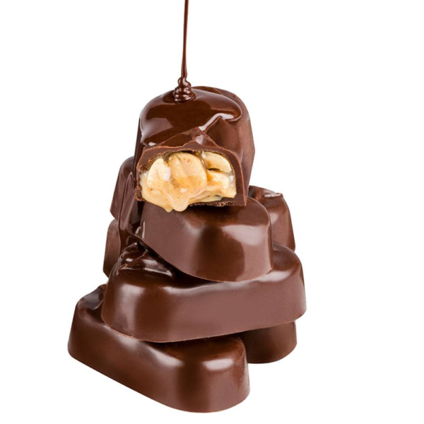 Chocolates Keto relleno de cacahuate y caramelo - Imagen 3