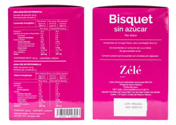 Bísquet sin azúcar ZELE - Imagen 2